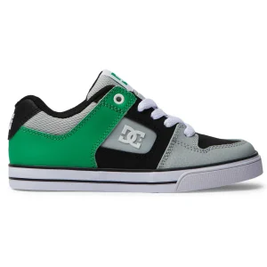 Zapatillas Skate DC Shoes Youth Pure - Black/Kelly Green