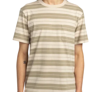 Camiseta Element Skateboards Icon Label Pocket - Oat Milk/Aluminium